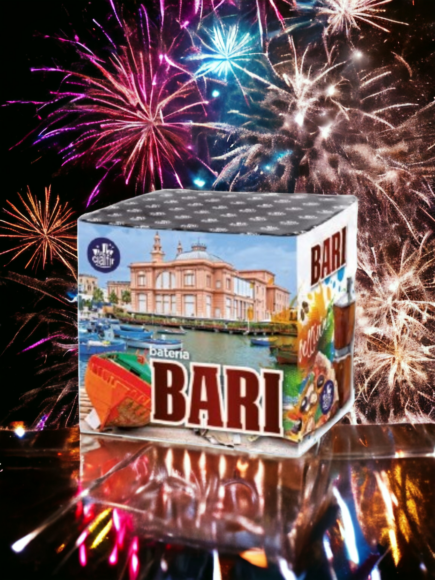 Bateria de Fogo de Artifício Bari, 20 Tiros, 26mm
