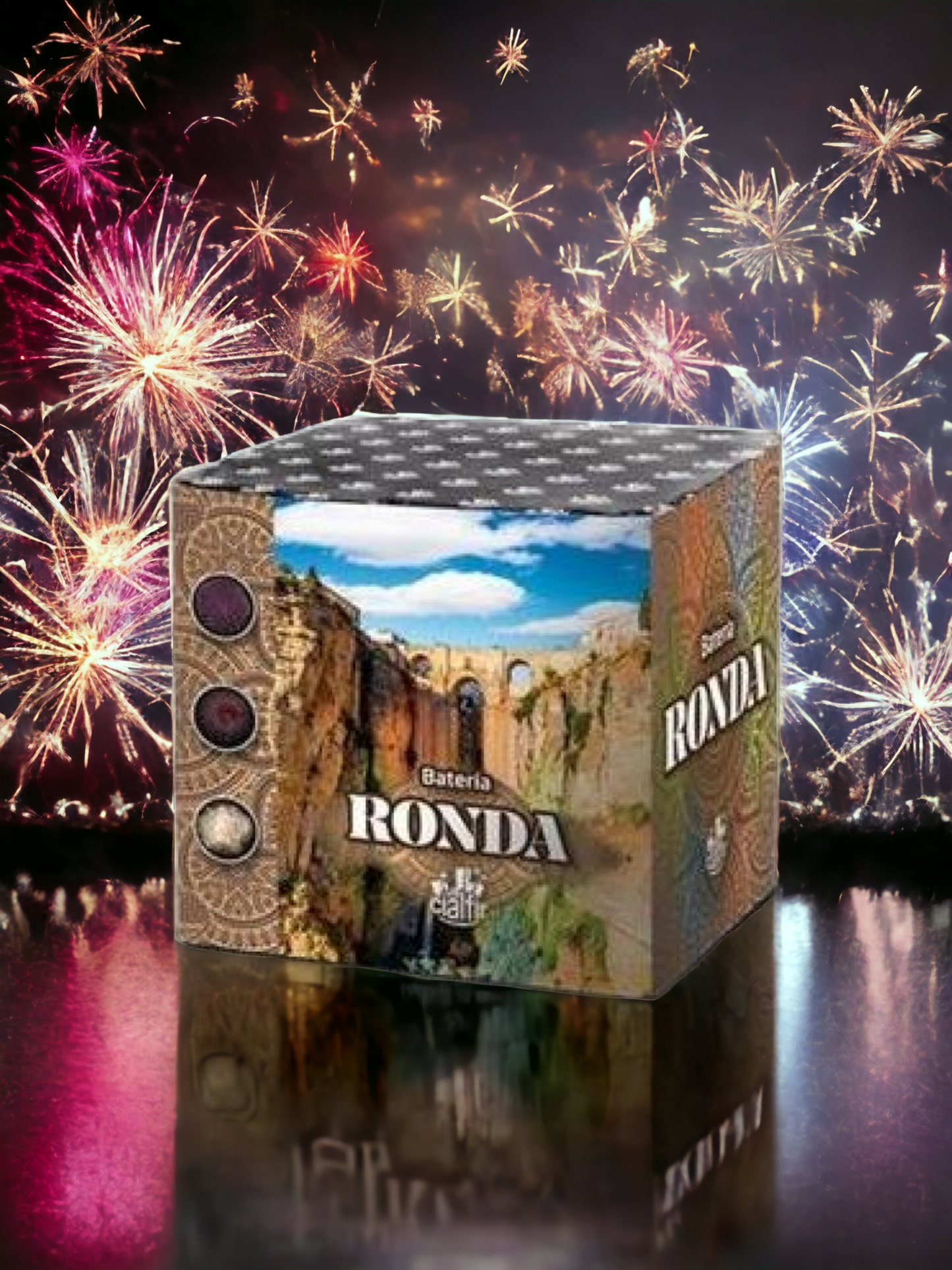 Bateria de Fogo de Artifício Ronda, 25 Tiros, 20mm