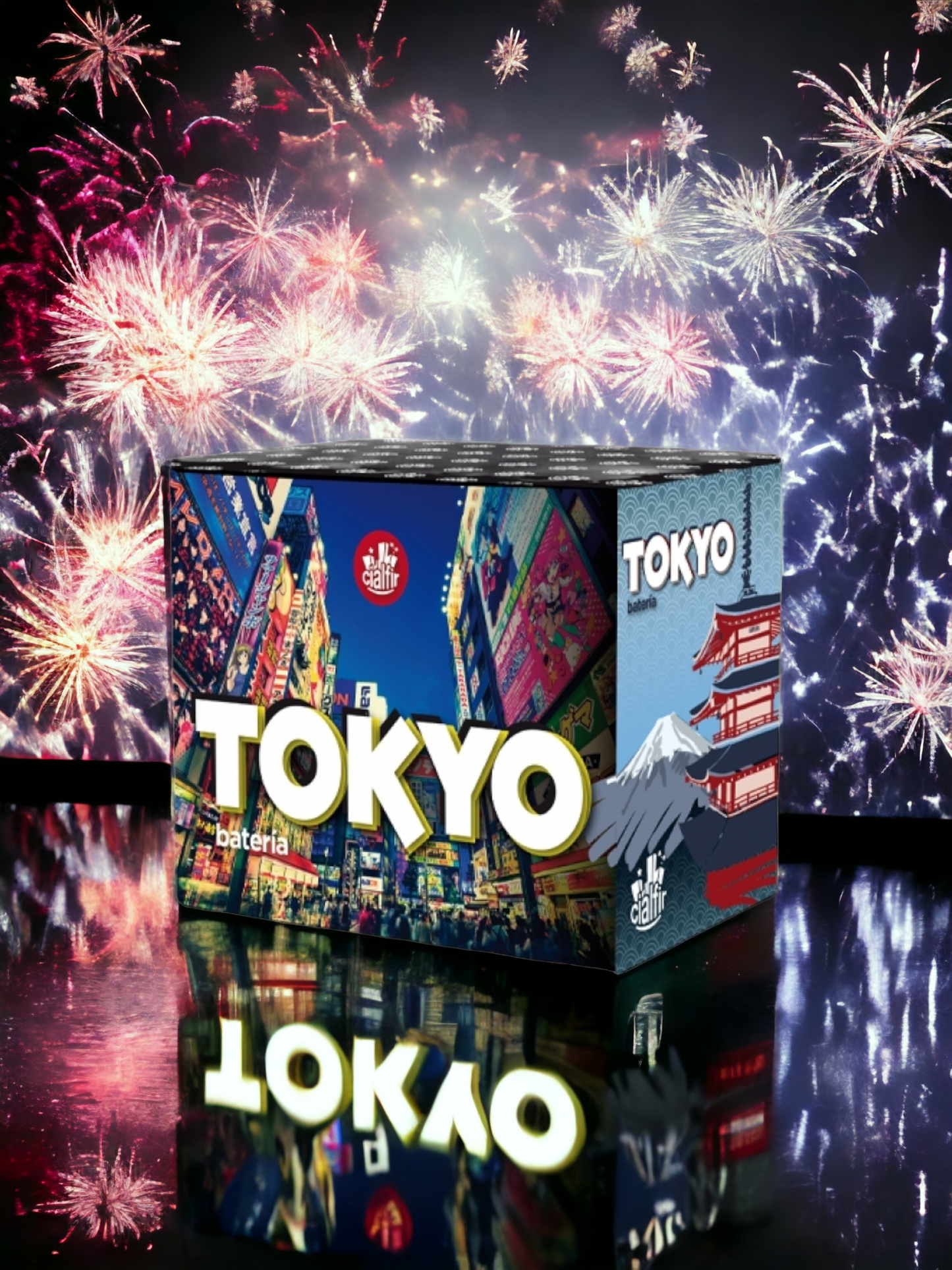 Bateria de Fogo de Artifício Tóquio, 35 Tiros, 30mm
