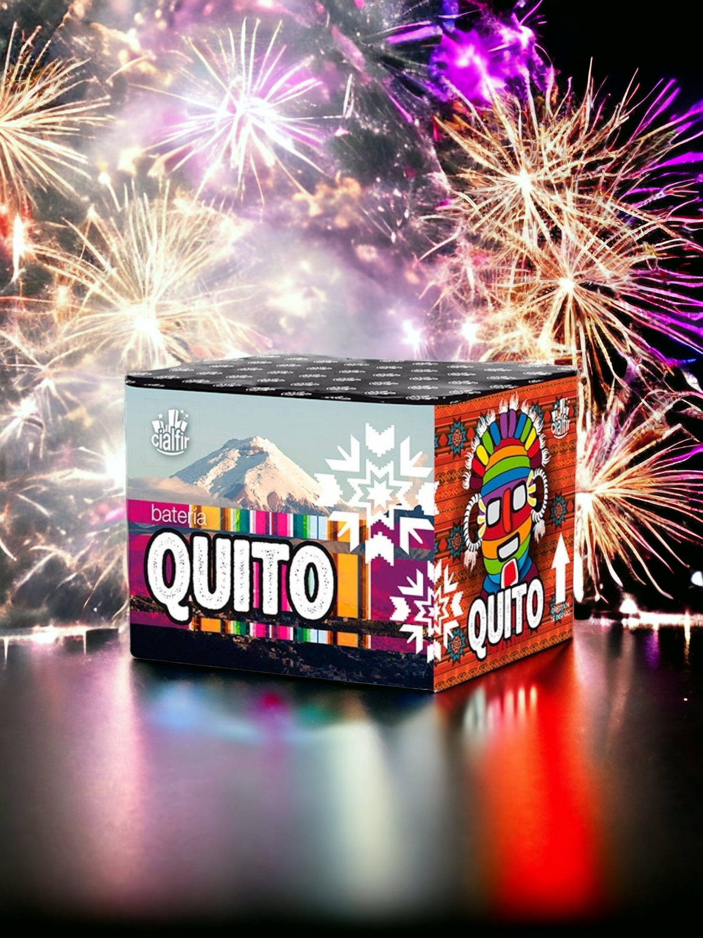 Bateria de Fogo de Artifício Quito, 36 Tiros, 20mm