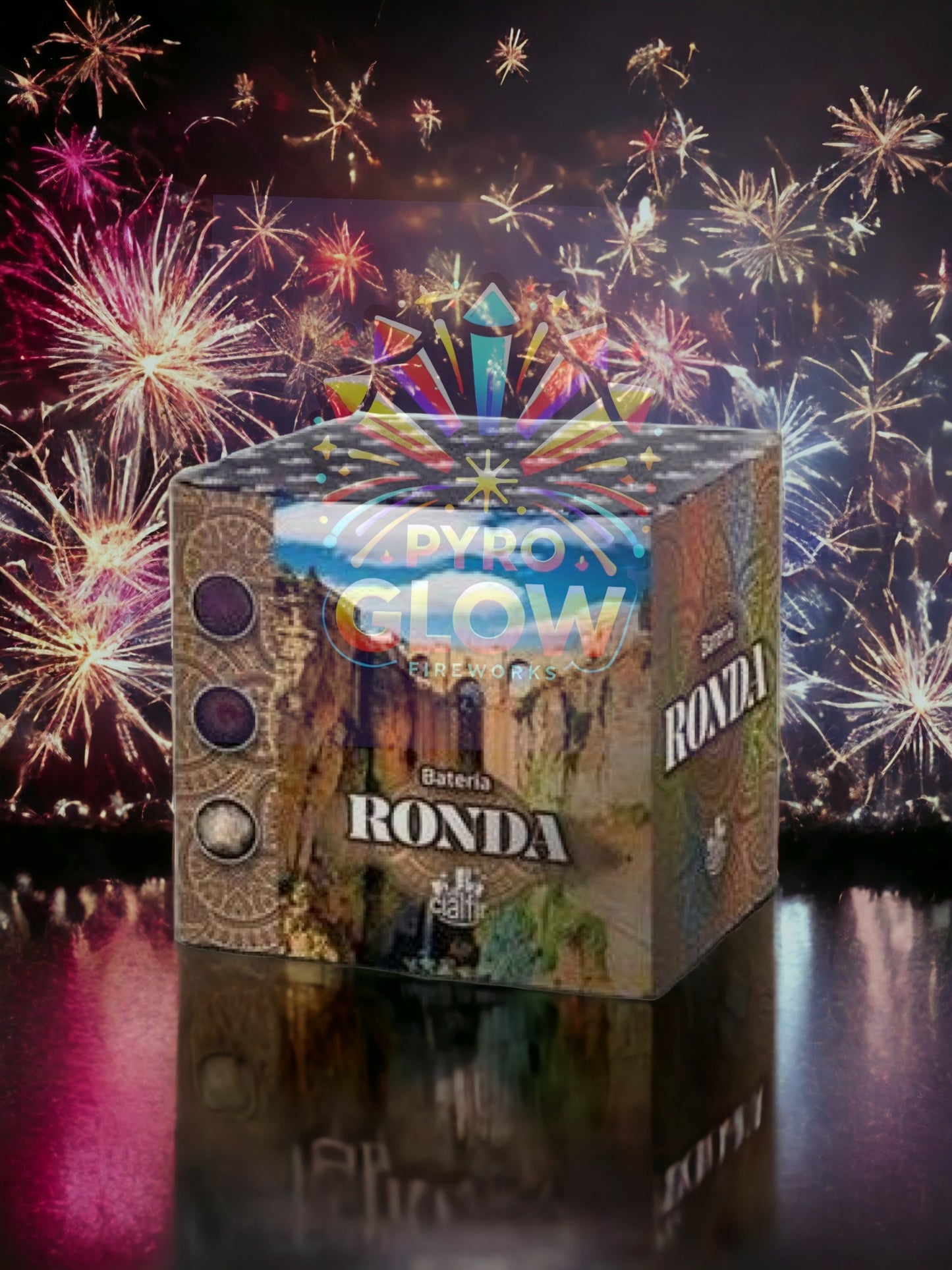 Bateria de Fogo de Artifício Ronda, 25 Tiros, 20mm