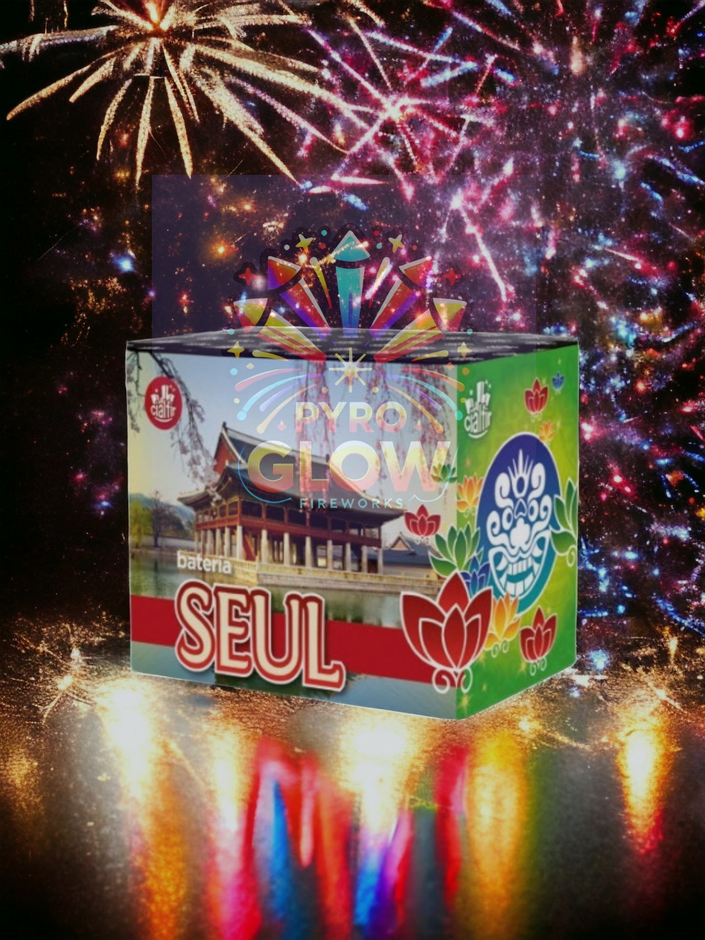 Bateria de Fogo de Artifício Seul, 35 Tiros, 30mm