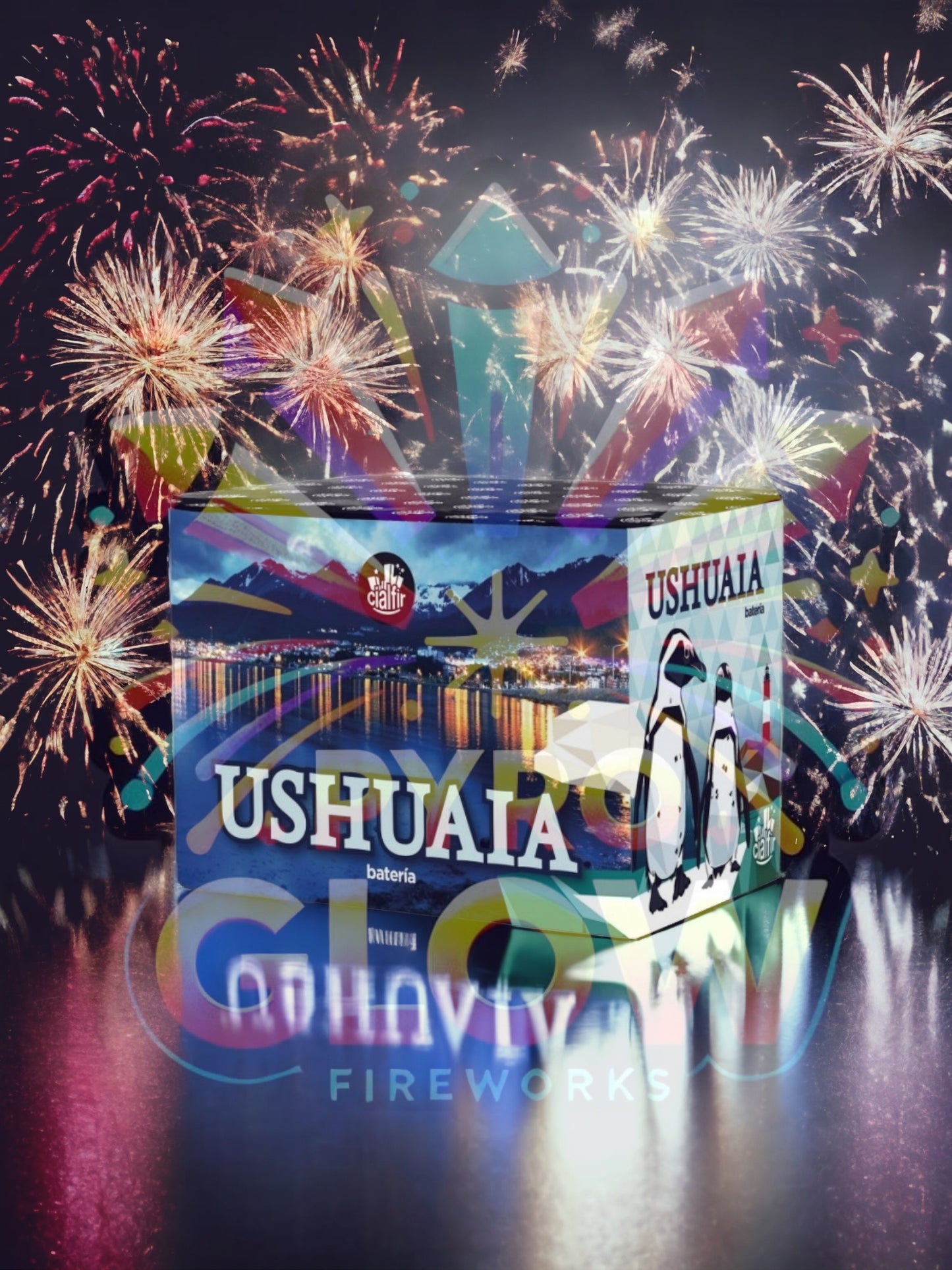 Bateria de Fogo de Artifício Ushuaia, 48 Tiros, 30 mm, 50 s, F3