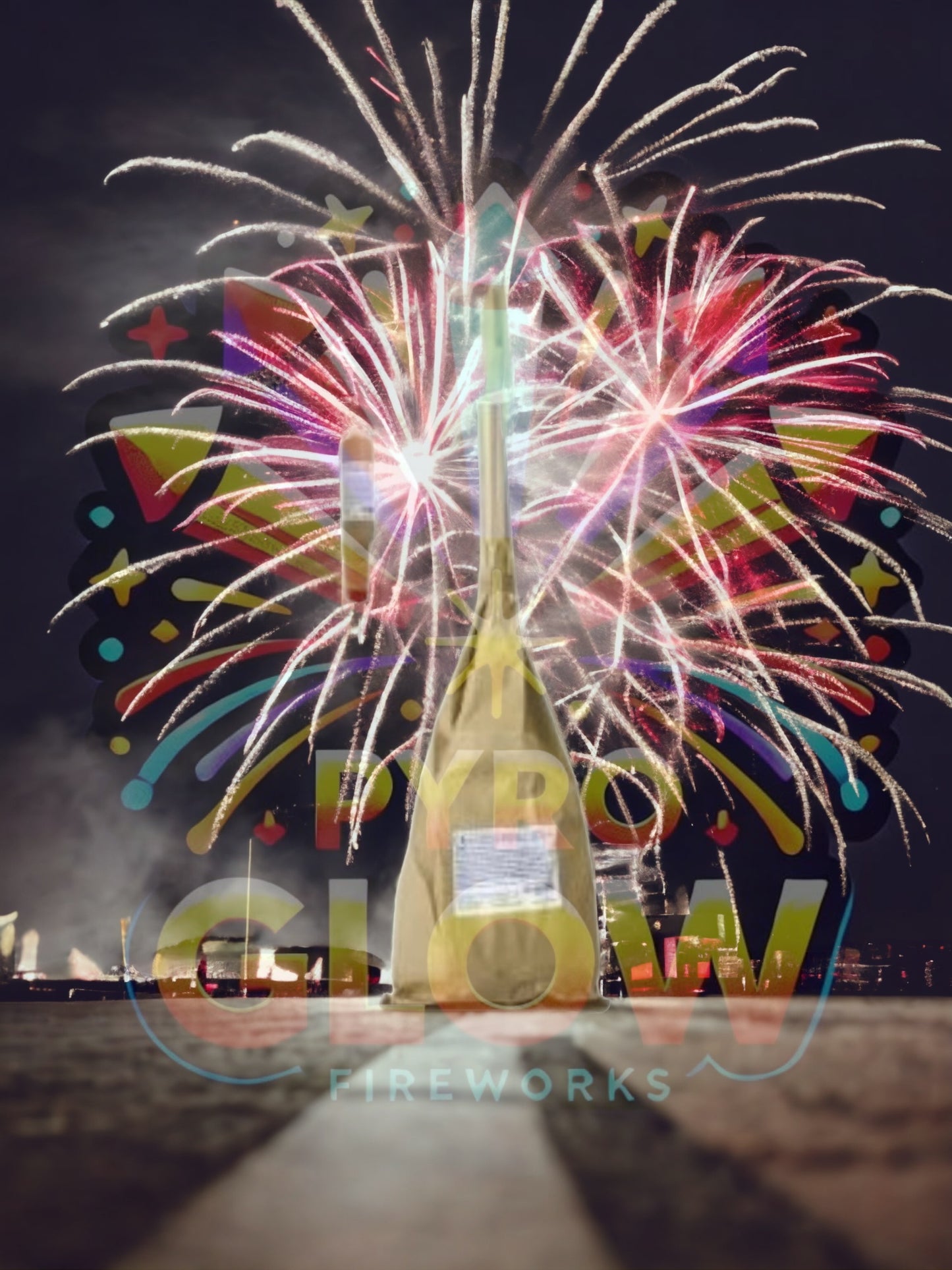 Foguetes B1, Pack 12 Unidades, Bateria de Alto Impacto, F3