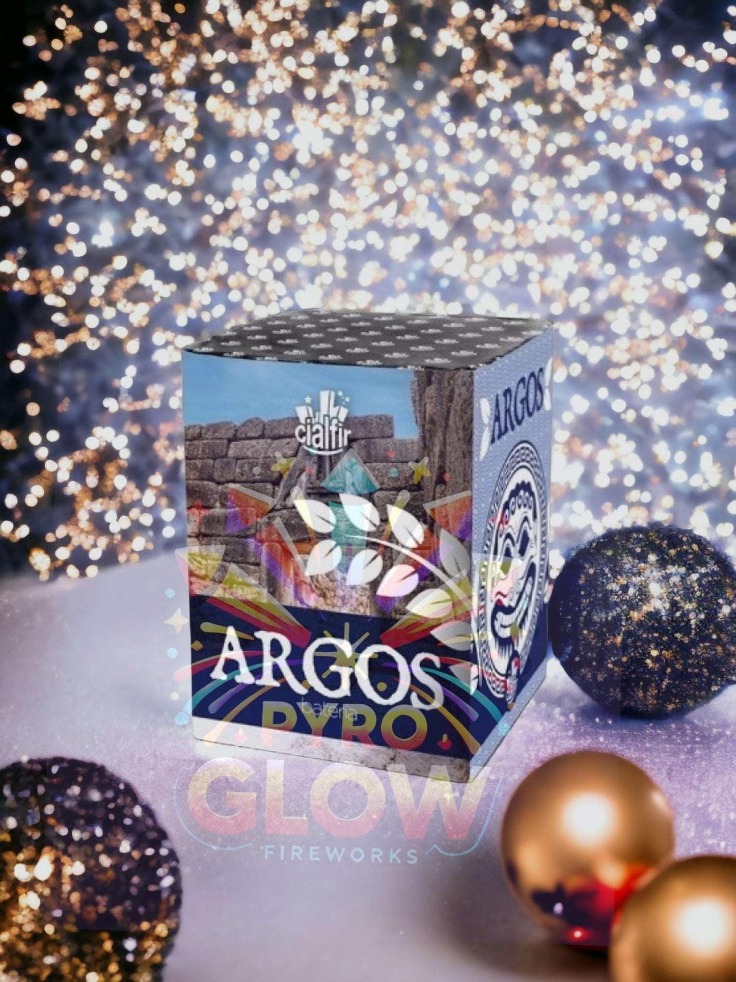 Bateria de Fogo de Artifício Argos, 16 Tiros, 20mm