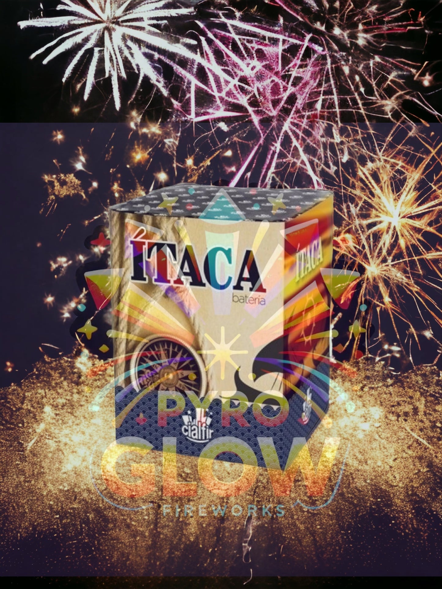 Bateria de Fogos de Artifício Itaca, 16 Tiros, 20mm