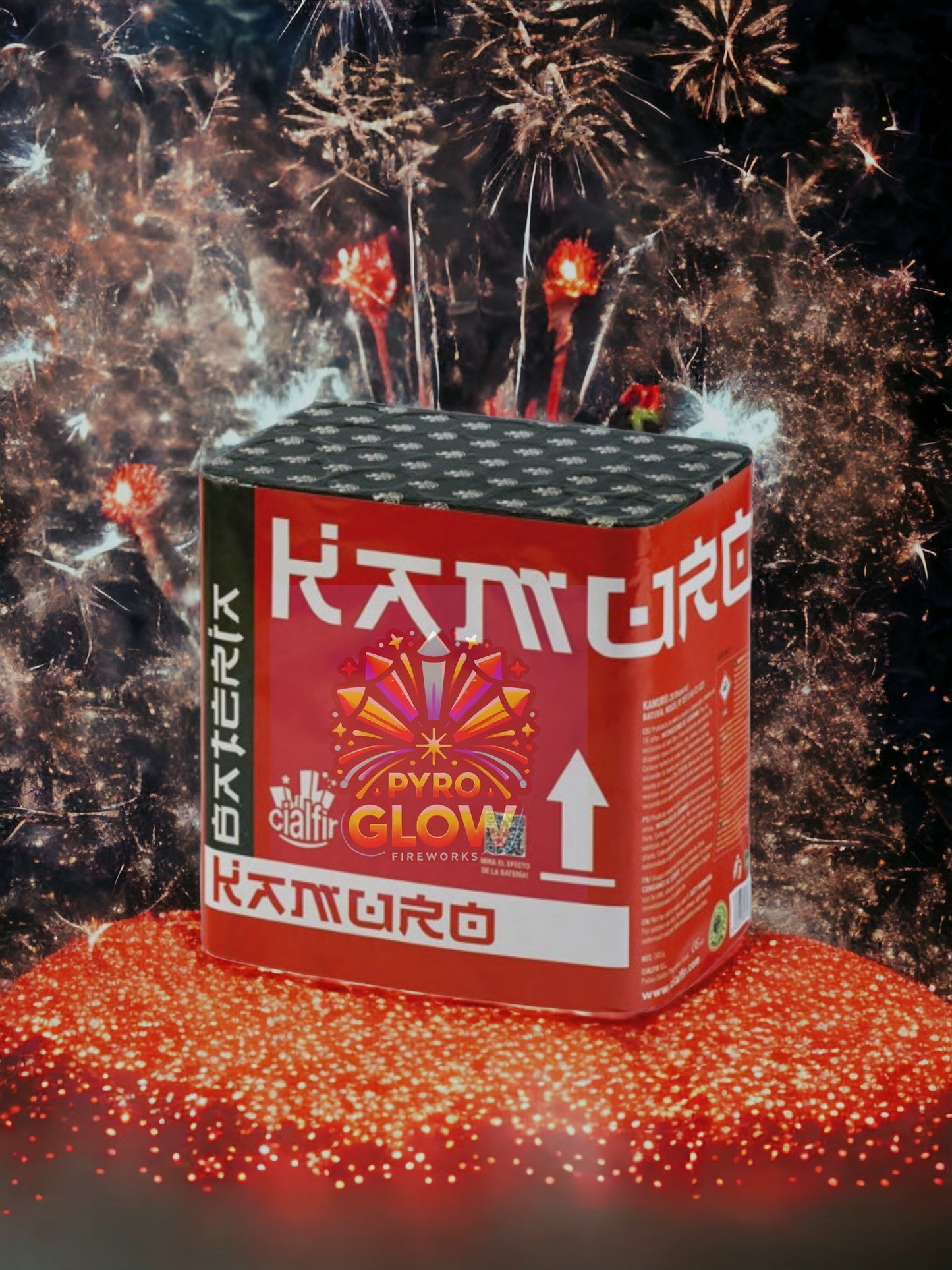 Bateria de Fogo de Artifício Kamuro, 20 Tiros, 30mm