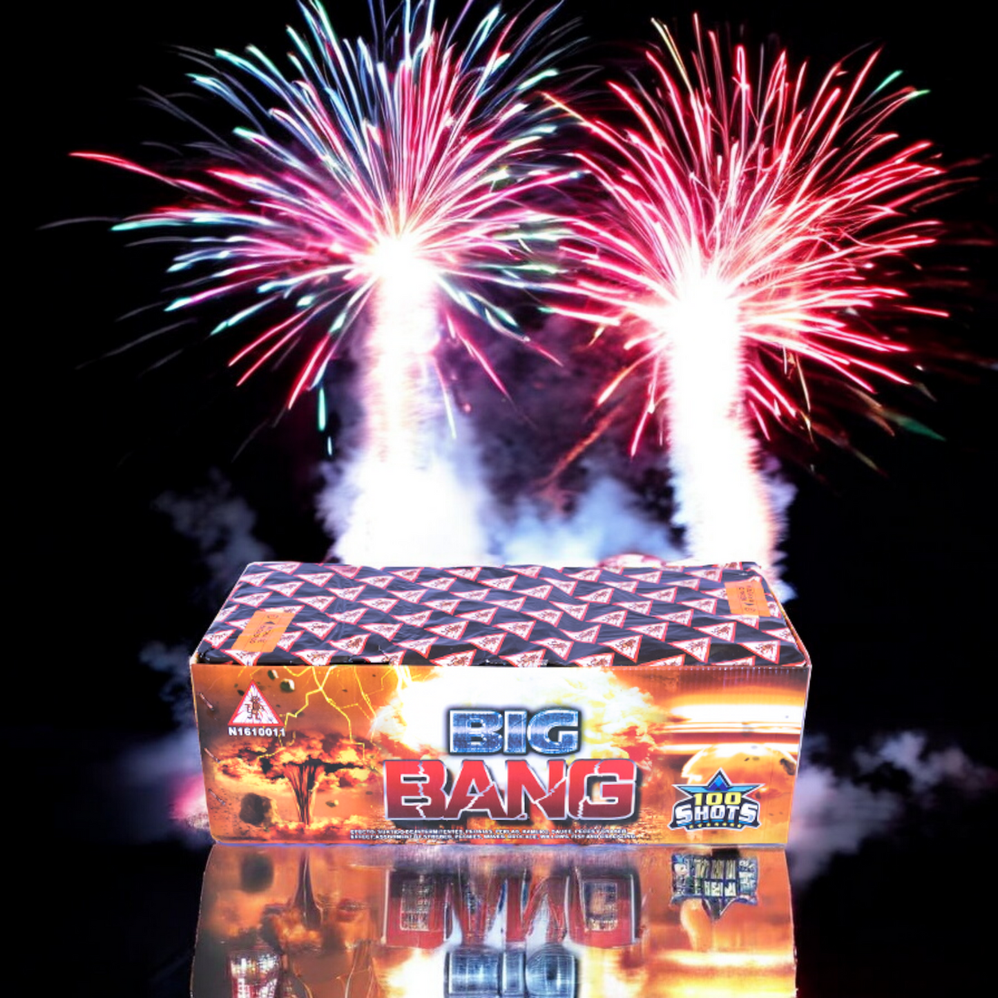 Bateria de Fogo de artificio 100 Tiros – BIG BANG