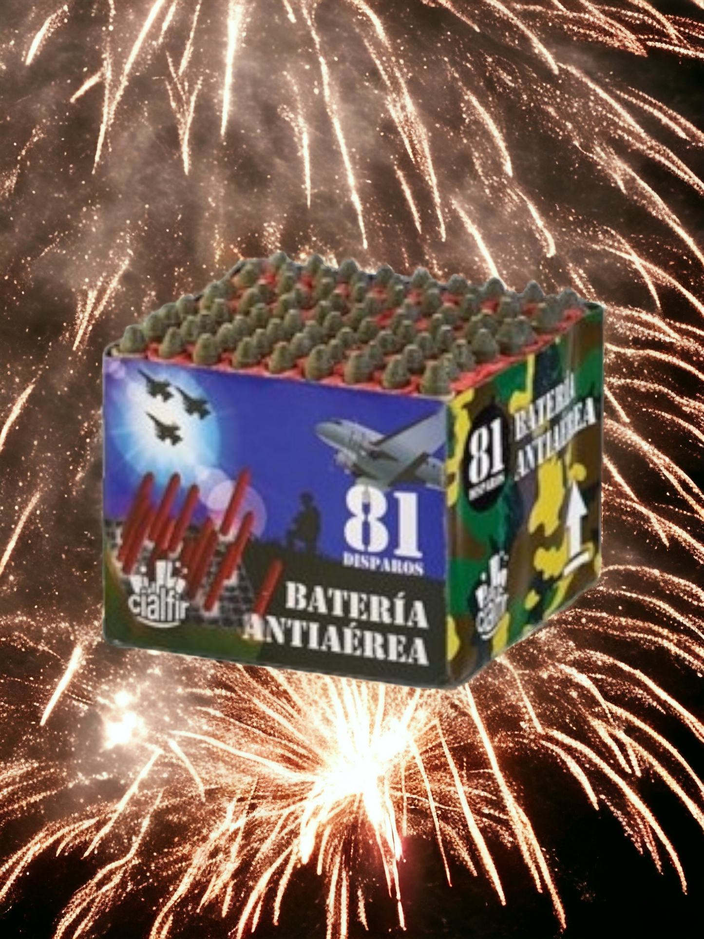 Bateria de Fogos de Artifício 81 Tiros – Antiaérea