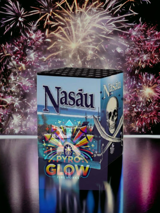 Bateria de Fogo de Artifício Nasáu, 24 Tiros, 30mm