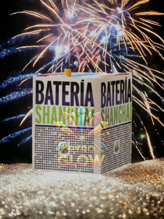 Bateria de Fogo de Artifício Shanghai, 25 Tiros, 30mm