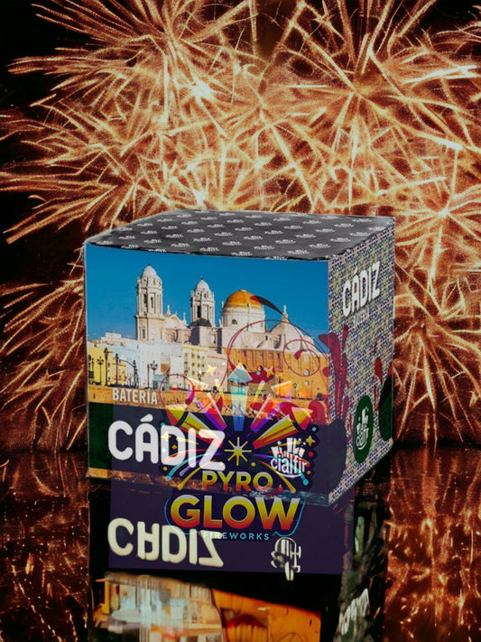 Bateria de Fogo de Artifício Cádiz, 25 Tiros, 20mm