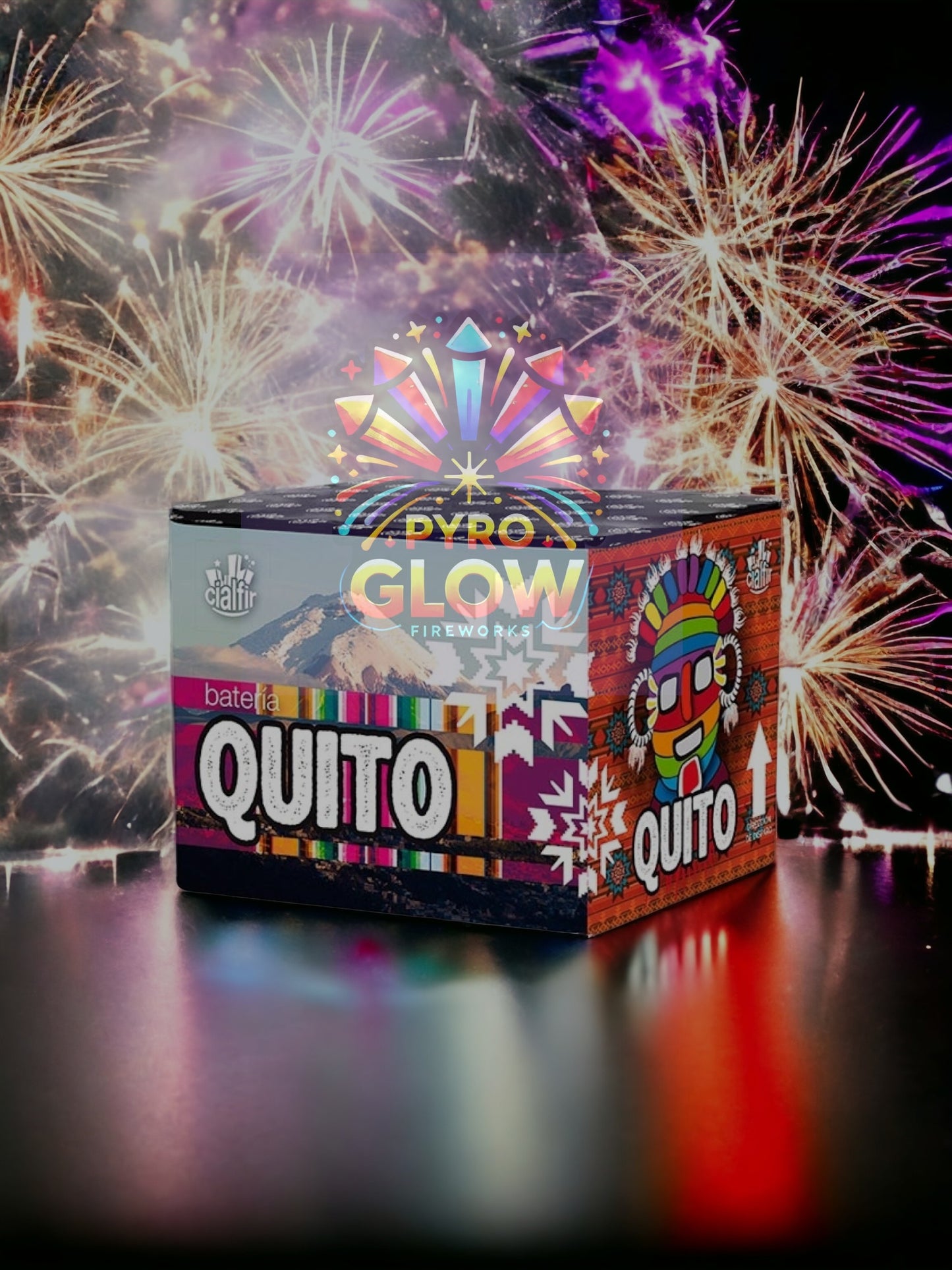 Bateria de Fogo de Artifício Quito, 36 Tiros, 20mm