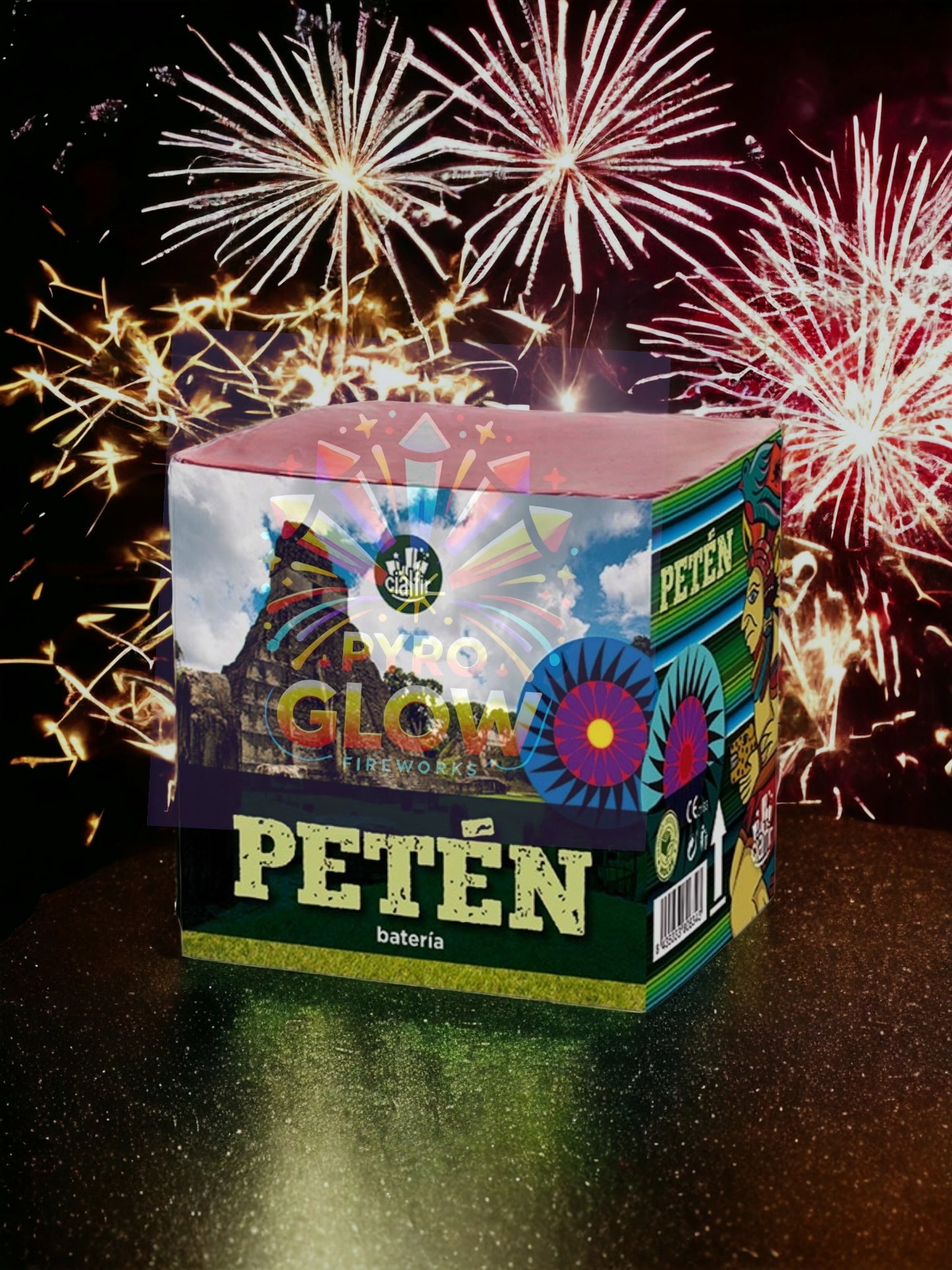 Bateria de Fogo de Artifício Petén, 25 Tiros, 20mm