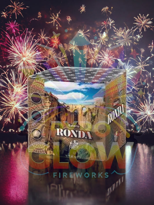 Bateria de Fogo de Artifício Ronda, 25 Tiros, 20 mm, 35 s, F2
