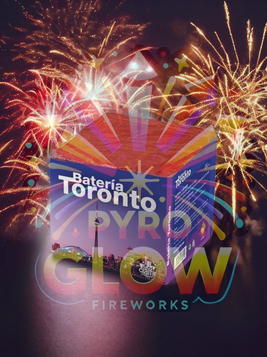 Bateria de Fogo de Artifício Toronto, 36 Tiros, 20 mm, 30 s, F2
