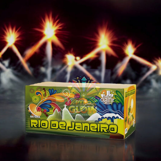 Bateria de Fogo de Artifício Rio de Janeiro, 66 Tiros, 16 mm