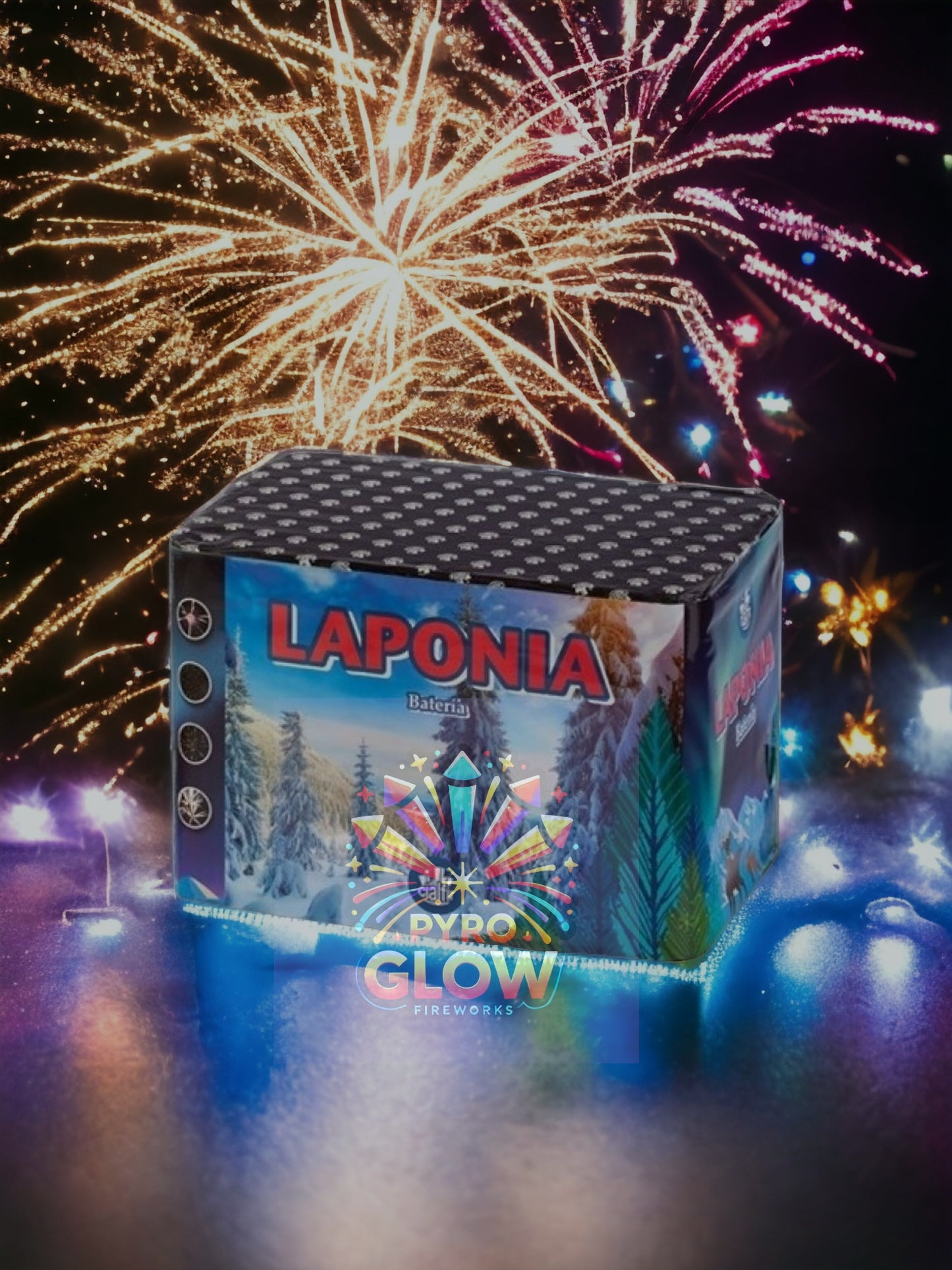 Bateria de Fogo de Artifício Lapônia, 48 Tiros, 30mm
