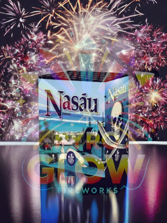 Bateria de Fogo de Artifício Nasáu, 24 Tiros, 30 mm, 30 s, F3